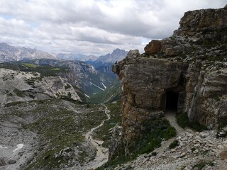 Dolomites mountains in South Tyrol, Italy, Europe
