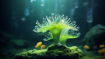 Underwater plant - obrazy, fototapety, plakaty