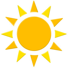 sun icon isolated on transparent background	