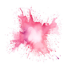 soft pink watercolor splash stain background