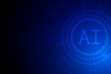 Obraz premium Artificial Intelligence ,AI chipset on circuit board, futuristic Technology Concept 