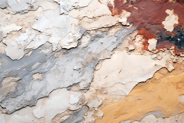 Fototapeta premium Old wall background with paint 