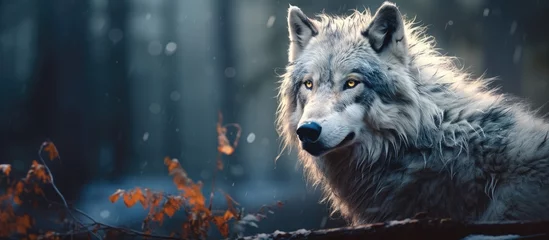 Deurstickers Stunning wolf © TheWaterMeloonProjec