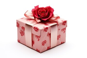 gift for valentine's day, mother day, birthday on white background