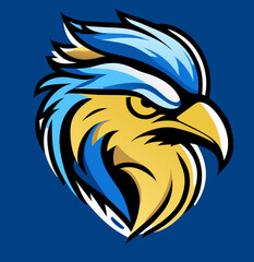 Obraz premium Bird Head Logo Design Vector