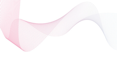 Modern dynamic seamless  wave line vector background, seamless retro Digital frequency track equalizer, modern curved stream wave background, Wave geometric with lines created by blend tool.
