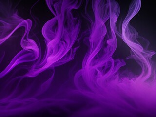 alluring dark background with purple glow and purple smoke – a mesmerizing blend of cyberpunk allure and artistic expression