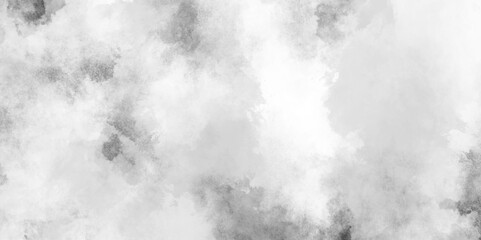 Grunge white and grey gradient watercolor background, white paper texture vector illustration, cloudy white center and gradient black and white watercolor grunge texture.