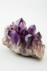Purple Quartz Crystal Cluster for Energy Healing