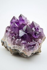 Purple Quartz Crystal Cluster for Energy Healing