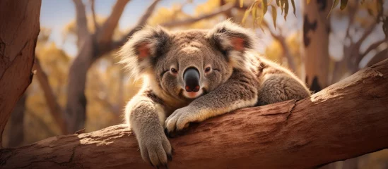 Foto op Plexiglas Resting koala in Australia's remote area. © TheWaterMeloonProjec