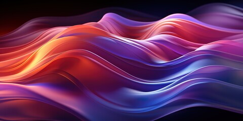 trendy wave background in purple color.