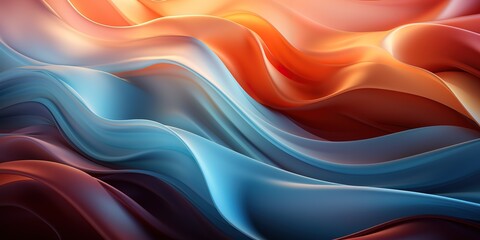 Obraz premium trendy wave background in purple color.