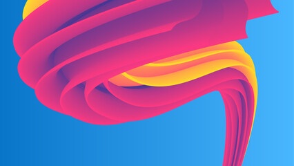 Fluid Color Abstract Background
