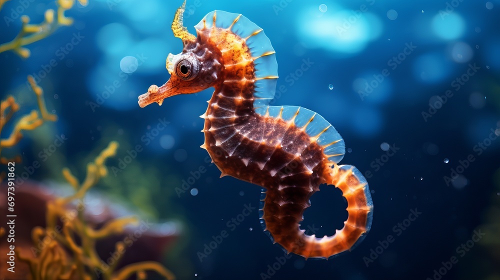 Wall mural the hippocampus is a part of seahorses. - Wall murals