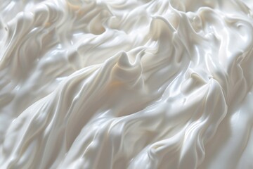 A close up view of a white cloth. Can be used as a background or for textile-related designs - obrazy, fototapety, plakaty
