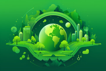 green planet earth