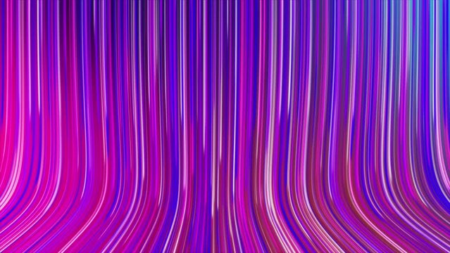 Pink blue neon glow line background with a gradient background, Futuristic animated wallpaper, and Seamless loopable 3d animation footage.