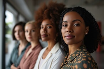Fototapeta premium Diverse Group of Women Standing Together