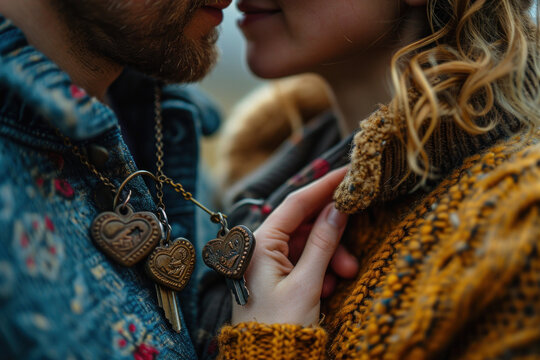 Couple in love with the each other, hugging and kiss, happy couple