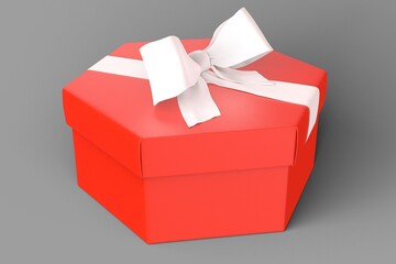 Present Box With a Bow