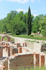 Fototapeta na wymiar Roman remains in Hisarya, Bulgaria 