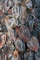 dried chocolate persimmon, tropical dried fruit