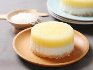 Fototapeta premium Rapid Microwave Cheesecake Creation