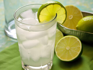 Limeade Sparkler with Vodka Twist