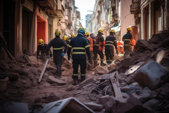 Disaster Relief: Searching for Survivors in Destroyed City