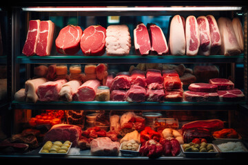 Meaty Medley: Showcase of Butcher's Finest - obrazy, fototapety, plakaty