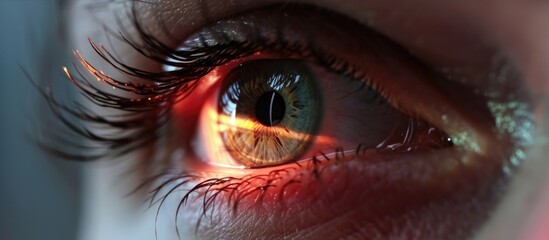Laser vision correction uses lasers to fix eye refractive errors. - obrazy, fototapety, plakaty