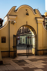 arhitecture of the old town facades of buildings