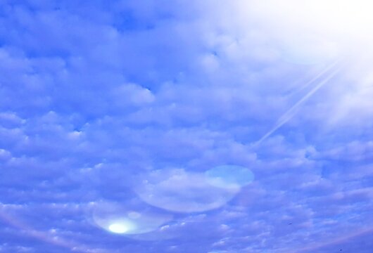 blue sky with clouds