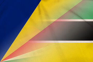 Seychelles and Mozambique official flag international relations MOZ SYC