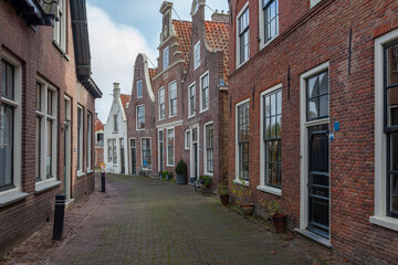 Fototapeta na wymiar Gasse in Blokzijl, Niederlande