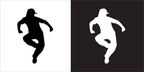 IIlustration Vector graphics of dance dance icon