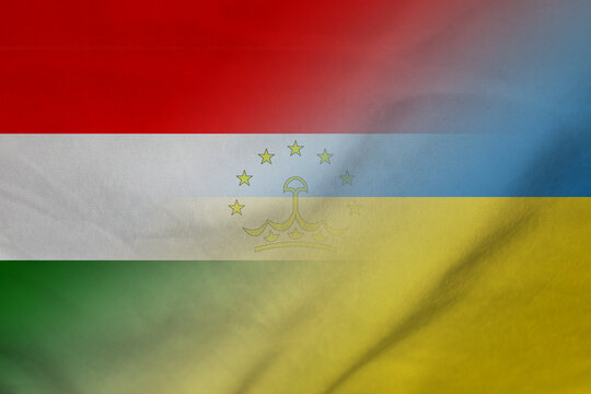 Tajikistan and Ukraine government flag international relations UKR TJK