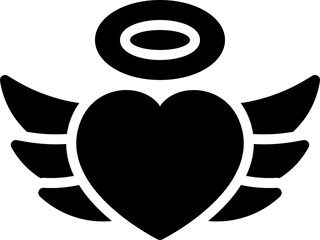 Wings love icon