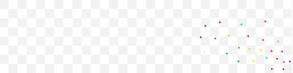 Rainbow Geometric Celebration Vector Transparent