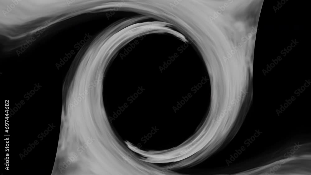 Poster abstract spiral smoke. computer generated 3d render