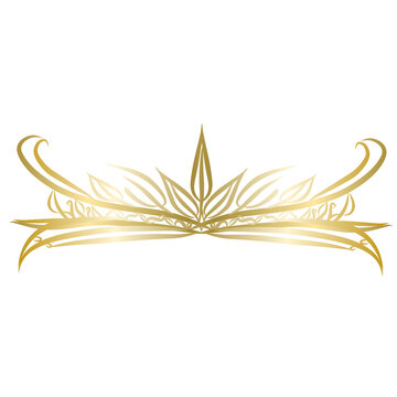 recommend clip art: Gold line art