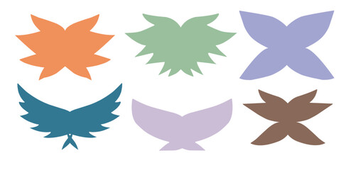 Set of Simple Wings Simetry