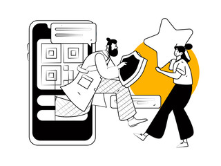 Medical characters fighting the epidemic flat vector concept operation hand drawn illustration
