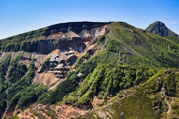 八ヶ岳連峰の硫黄岳