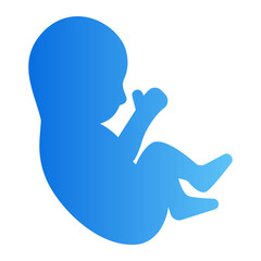 fetus gradient icon
