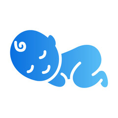 baby sleep gradient icon
