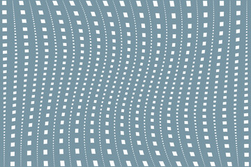 Pop art background vector. Design squares halftone effect gradient white on pastel blue background. Design print for illustration, textile, baner, cloth, cover, card, background, wallpaper. Set 5