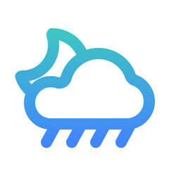 night rain developing