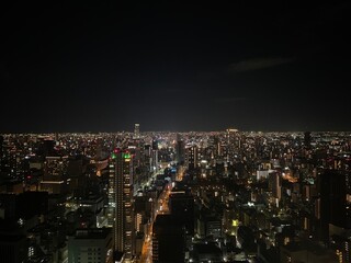 Fototapeta premium 高いところから見た都会の夜景